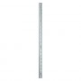 PROFILO LINEARE PER MENSOLE ART.2750 H. cm 198 - verniciato bianco