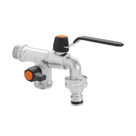 RUBINETTO 1\2 C\DEVIATORE METAL-JET  9625