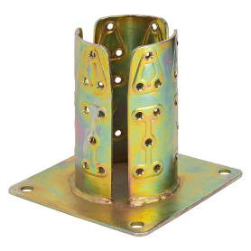 SUPPORTO PER PILASTRI TONDI ART.922  diametro  mm 102 - base 150 x 150