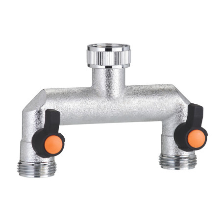 PRESA A DUE VIE 3\4 REGOLABILI METAL-JET  9601