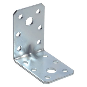 GIUNZIONE AD ANGOLO CON NERVATURA mm 60 x 60 x 45 - sp.2