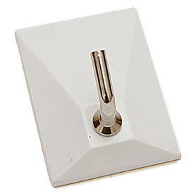 APPENDITUTTO ADESIVO  SQUADRATO NEW  1 posto - colore bianco