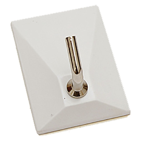 APPENDITUTTO ADESIVO  SQUADRATO NEW  1 posto - colore bianco