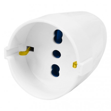 PRESA VOLANTE 'SCHUKO' 2P + T 10/16A