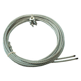 FUNE ACCIAIO ZINCATO PRETAGLIATA GANCIO A  T  mm 4 x 3