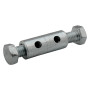 MORSETTO 2 VITI IN TESTA  diametro  8 - M5- F.3