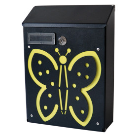 CASSETTA POSTALE  FARFALLA  cm 21 x 8 x H 30