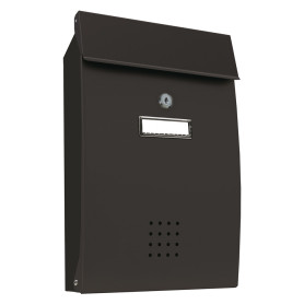 CASSETTA POSTALE PORTA RIVISTA SERIE  PECHINO  lamiera zincata - vern.grigio ghisa