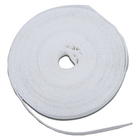 NASTRO A STRAPPO  ASOLA  ADESIVO IN VELCRO DAA2010 - h. mm 20 x mt 50 - bianco