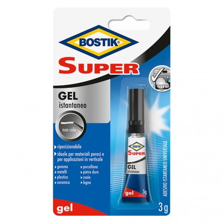 ADESIVO UNIVERSALE GEL 'SUPER' gr. 3 (clip strip)