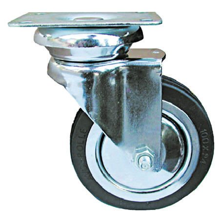 RUOTE PER MOBILI ART.155  diametro    60 piastra mm 64 x 50