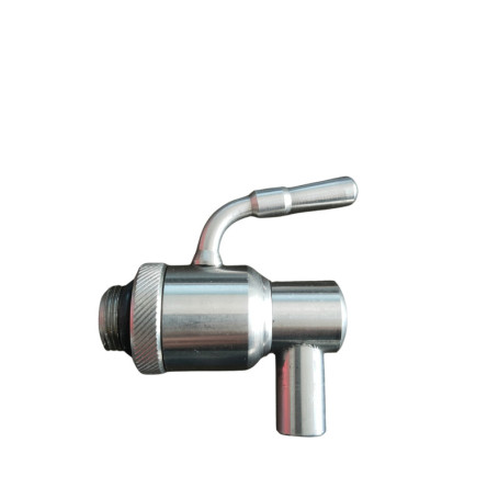 RUBINETTO P\FUSTO OLIO ANTIGOCCIA INOX 3\8 C\GHIERA