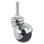 RUOTA PER MOBILI ART.165/B  diametro  30 - perno mm 8 x 15 - nera