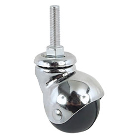 RUOTA PER MOBILI ART.165/B  diametro  50 - perno mm 8 x 15 - nera