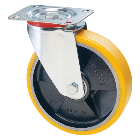 RUOTA PER CARRELLI ART. 22  diametro  mm 200 x 40 port. kg  300