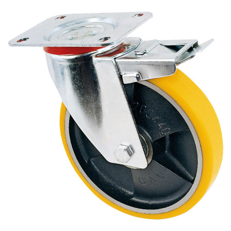 RUOTA PER CARRELLI ART. 24 ANT  diametro  mm 100 x 25 port. kg  120