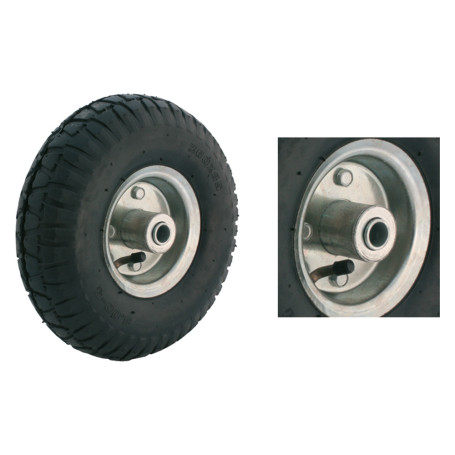 RUOTA PNEUMATICA PER CARRELLI 2 mozzi -  diametro  mm 250