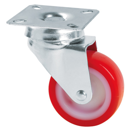 RUOTA PER MOBILI ART. 235  diametro  50 - piastra mm 40 x 40