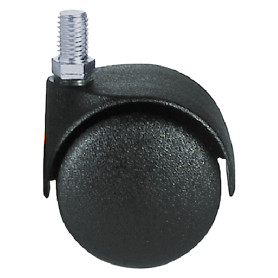 RUOTA PER MOBILI DOPPIA  diametro  30 pz 4 - perno  diametro  8