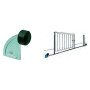 ARRESTO PER CANCELLI SCORREVOLI ART.200 par.  diametro  42 - dim. mm 70x115