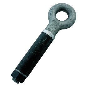 OCCHIONE GIREVOLE PER TIMONE Kg 6000 (massa trainabile) - lungh. cm 27 foro mm 45