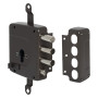 SERRATURA DA APPLICARE TRIPLICE PER LEGNO ART. 561 E 60 Sx