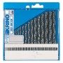 PUNTE SERIE PER METALLO HSS RULLATE cf. 19 pz
