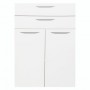 COPPIA ANTE COMPONIBILI CON CASSETTI PER LIBRERIA 'EGALEO' cm. 75 x h.105 - bianche
