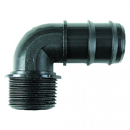 RACCORDO A 90° CON FILETTO MASCHIO M 16 x 1/2'