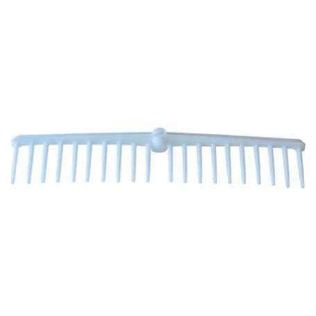 RASTRELLO PER ERBA 20 denti - colore bianco