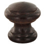 POMOLO IN LEGNO ART. 114 mm 30 noce scuro