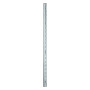 PROFILO LINEARE PER MENSOLE ART.2750 H. cm 198 - verniciato bianco
