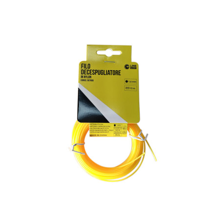 C FILO DECESPUGLIATORE TONDO YELLOW-R MM1.6X15MT