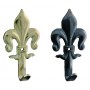 GANCIO PER QUADRI 'GIGLIO' mm 48 - pz.  5 bronzato
