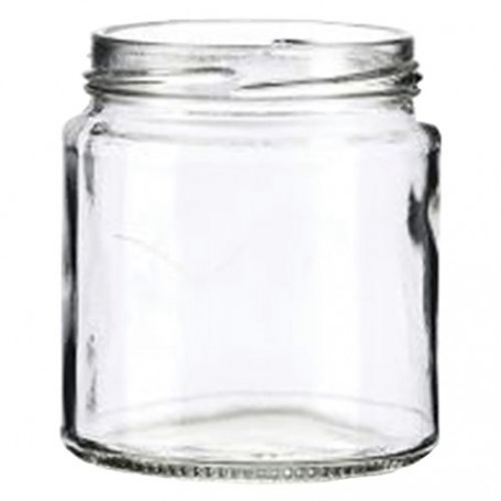 VASO IN VETRO PER ALIMENTI TIPO 'AMERICA' 314 ml - imbocc. Ø 70 mm