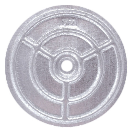 RONDELLA PER FISSAGGIO PANNELLI ISOLANTI  diametro  esterno mm. 70 - foro  diametro  mm. 8