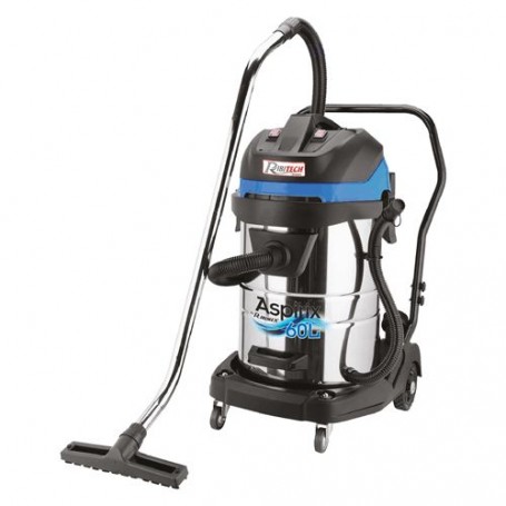 BIDONE ASPIRATUTTO Lt. 60 - 2 motori da 1200 W