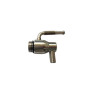 RUBINETTO P\FUSTO OLIO ANTIGOCCIA INOX 1\2 S\GHIERA