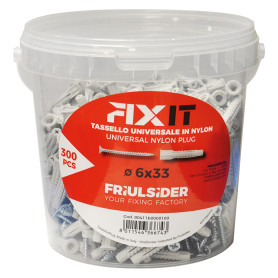 TASSELLO NYLON  FIXIT   diametro  8 x 51 mm TSP 5 x 60 mm 130 pz