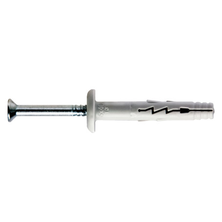 TASSELLO NYLON A PERCUSSIONE  TURBO JET  TJ6-40B 6 x 40 - vite 3