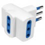 ADATTATORE pres.3 x 2P+T10/16A - spin.2P+T16A