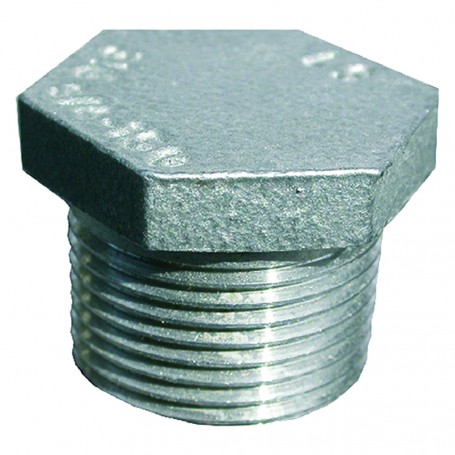 TAPPO INOX TESTA ESAGONALE 1'
