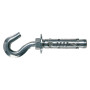 TASSELLO ACCIAIO CON GANCIO  TA M-G  TA M 8G  diametro  12 x  84 mm - M8 x 80