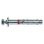 TASSELLO ACCIAIO CON VITE DI SICUREZZA  TA M-BP  TA M 8BP  diametro  12 x 80 mm - vite M8