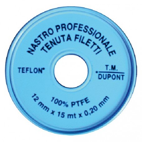 NASTRO TEFLON 'PROFESSIONALE' 1/2' x 15 mt. x 0