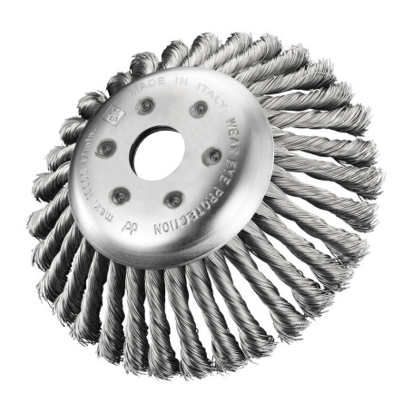 SPAZZOLA P\DECESPUGLIATORE 170 MM FILI ACCIAIO