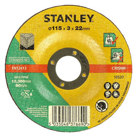 MOLA ABRASIVA PER PIETRA  diametro  115 x 3