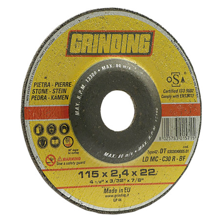 MOLA ABRASIVA PER MARMO  diametro  230 x 3