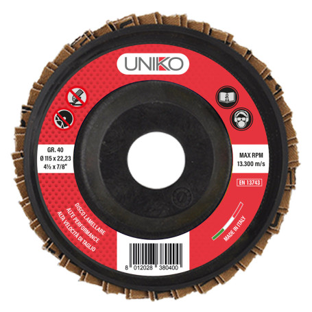 DISCO LAMELLARE PER FERRO  diametro  115 gr. 120