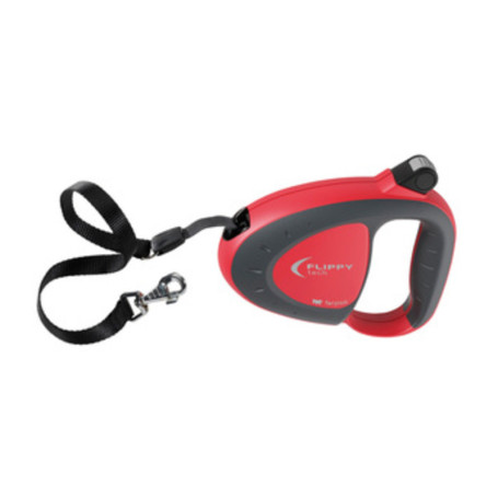 GUINZAGLIO P\CANI FLIPPY ONE TAPE LARGE ROSSO